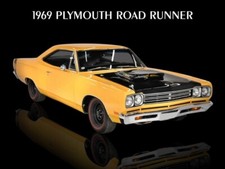 1969 Plymouth Road Runner Metal Sign: 9x12" & Ships Free
