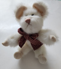 Vintage Boyd's plush mouse, 1990-98, jointed, 7" length