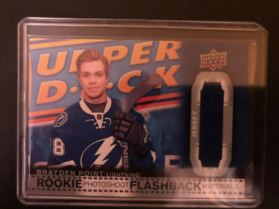 2018-19 Upper Deck Photoshoot Flashback Materials Brayden Point - Tampa Bay
