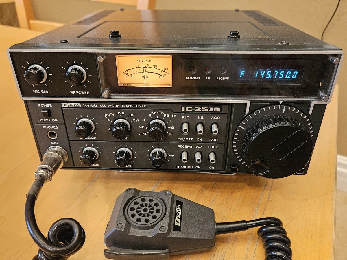 ICOM IC-251A 144 MHz ALL MODE TRANSCEIVER - LIGHTLY USED !!!EXCELLENT!!!