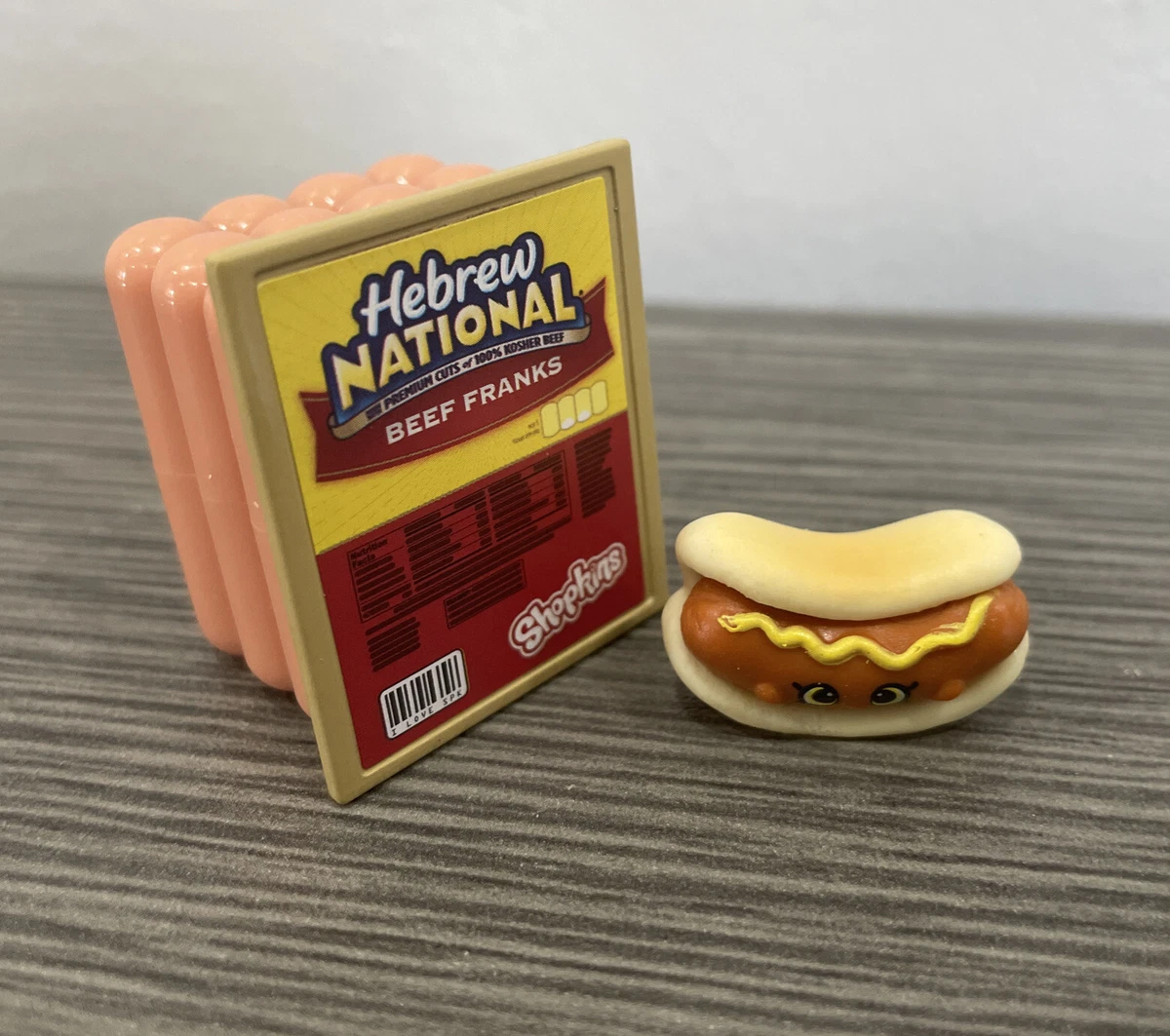 Shopkins Hebrew National Beef Franks Hotdog Miniature Real Littles
