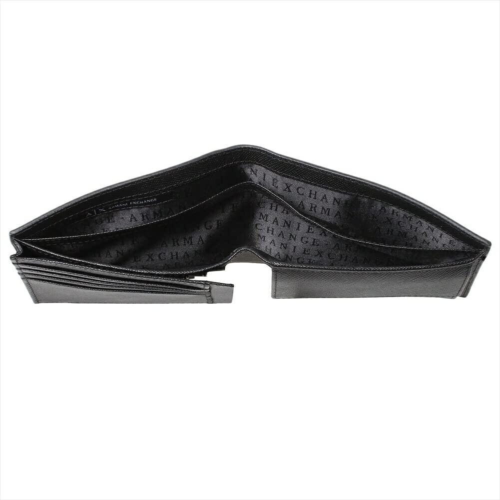 Armani Exchange Bifold Wallet 958433 CC843 00020 Black NEW