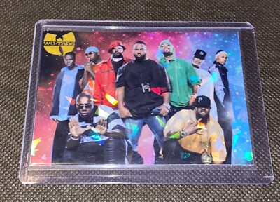Wu-Tang Clan Custom Color blast Holofoil Refractor Card in toploader rc