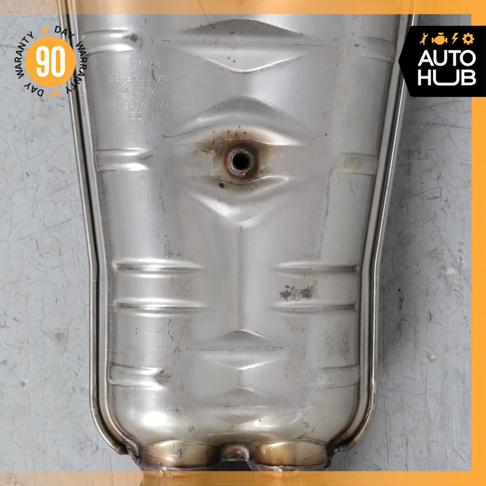 02-07 Maserati M138 Coupe 4200 Exhaust Mid Pipe Center Resonator Silencer OEM - Image 4 of 4