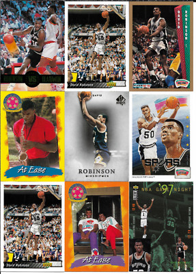 David Robinson 13 Card Lot with Showdown Series Insert NM