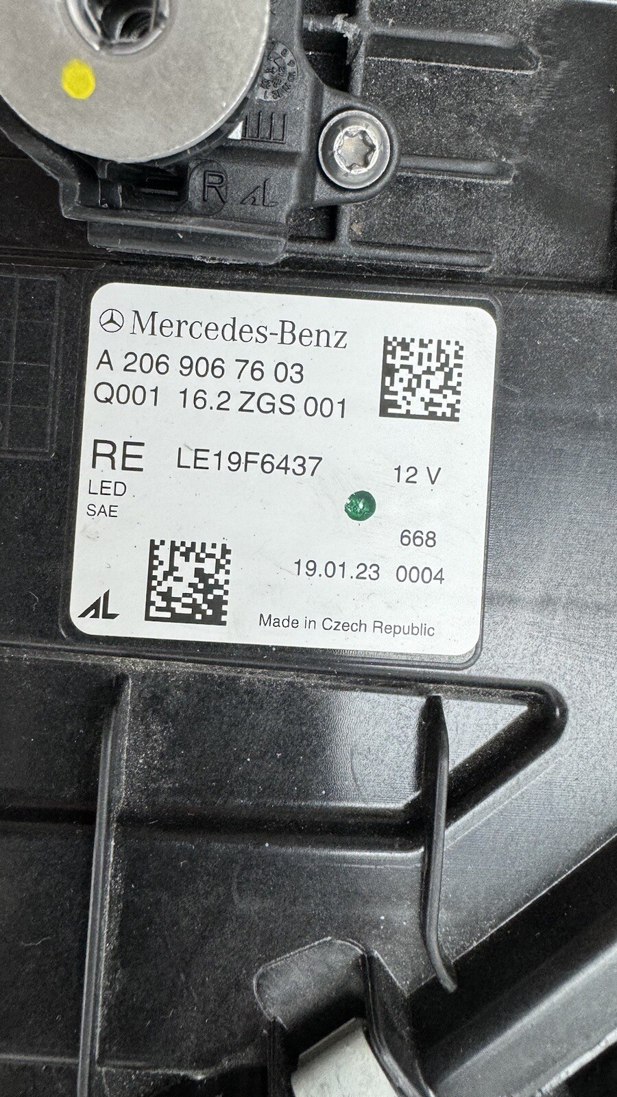 2022-2024 Mercedes Benz C Class C300 Passenger Side Headlight  