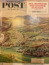 Saturday Evening Post Magazine May 21 1960: Russia | Red Sox | Sammy Davis Jr