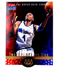 Anfernee Hardaway 1996 Upper Deck USA Basketball Card #3 NBA Orlando Magic