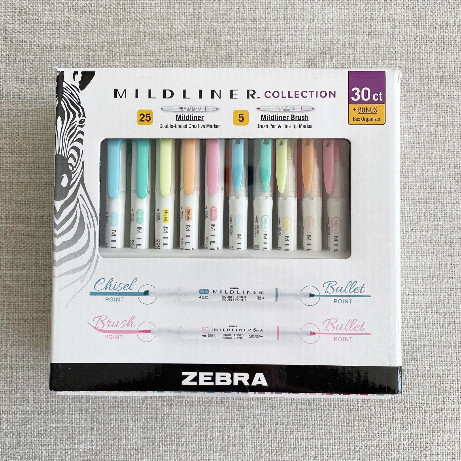 Zebra Mildliner Collection Double ランキング総合1位 Ended 激安特価 Creative Markers In 30ct Box New