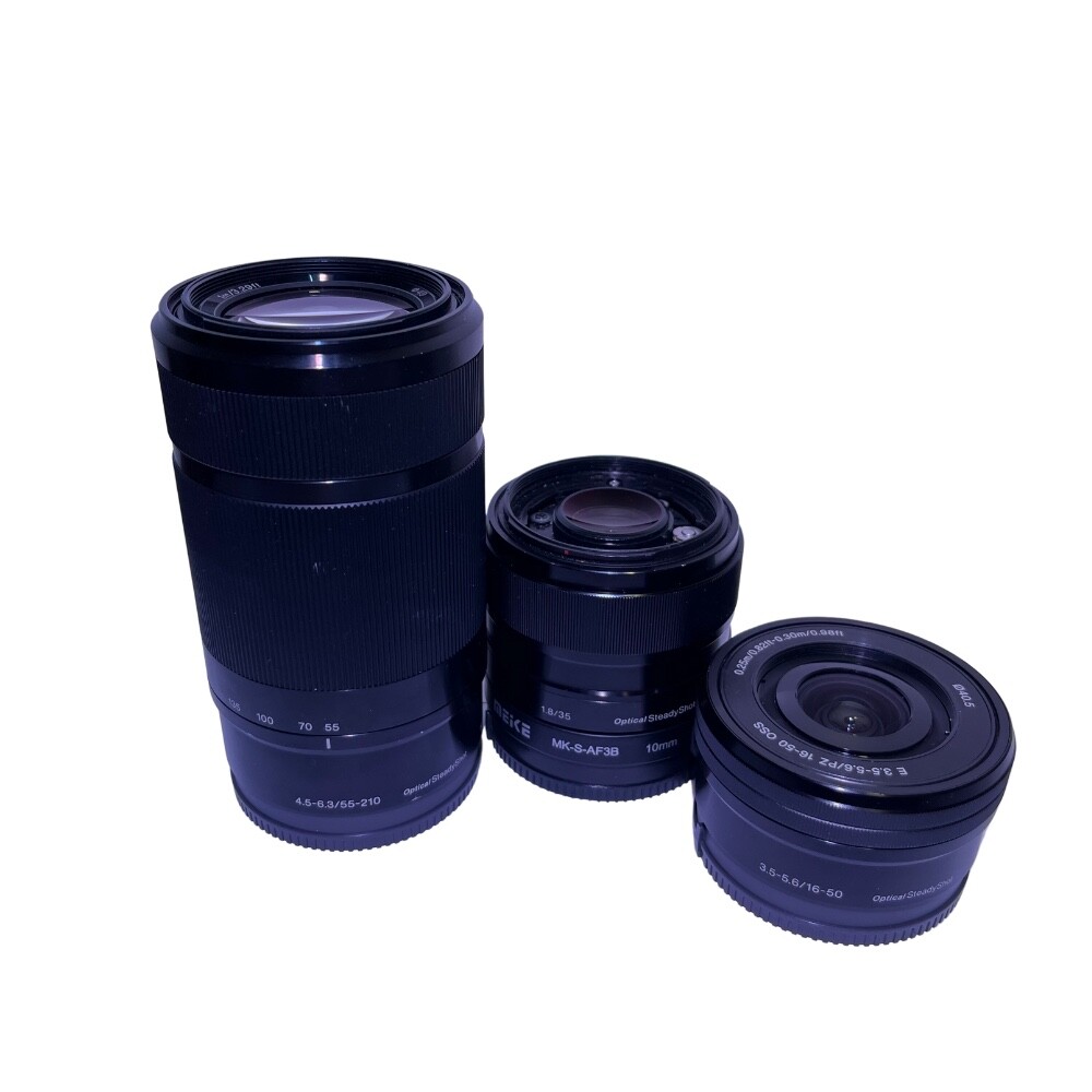 Sony Alpha A6000 Kit with 1650mm & 55210mm Zoom Lenses + Sony 35mm f1