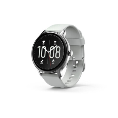 Hama Fit Watch 4910 Smartwatch IP68 wasserdicht Fitness-Uhr Damen Herren Silber