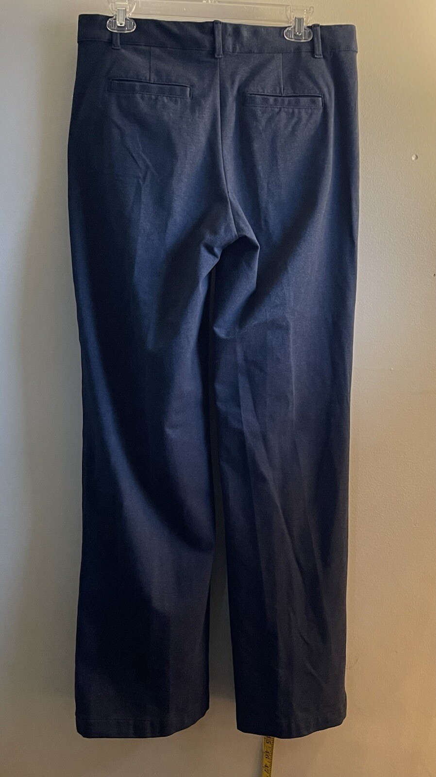 Gap Womens Navy Blue Wide Leg Dress Pant Size 10R Stretch eBay
