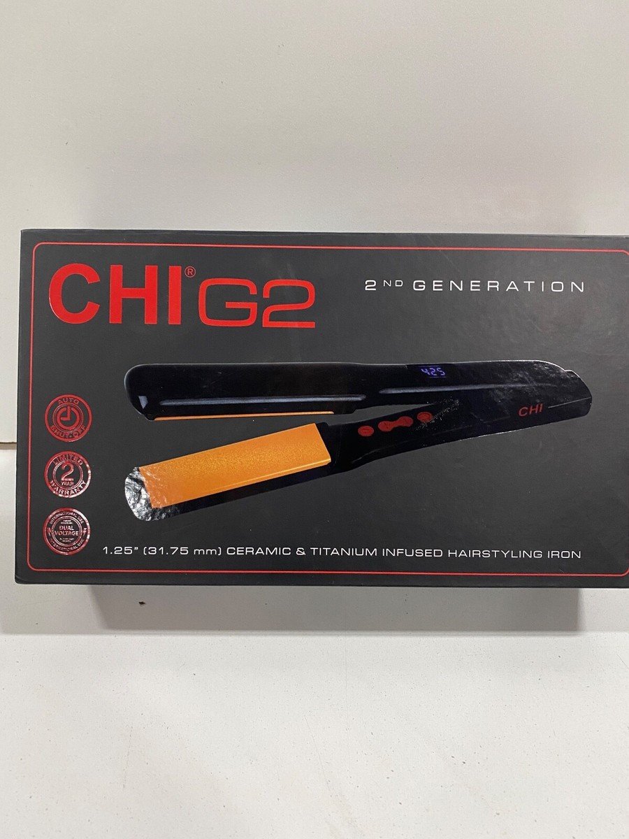CHI G2 Ceramic and Titanium Hairstyling Iron 633911799147|