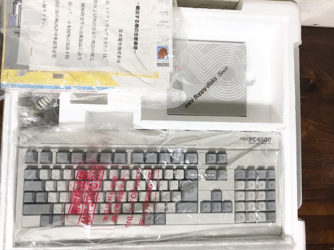 Dead stock, unused item NEC PC-8801 MA2 personal computer Dead stock, unused item NEC PC-8801 MA2 personal computer