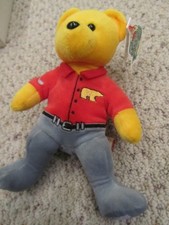 Jack Nicklaus Masters OSU Buckeyes Golf Beanie Baby Bear NWT