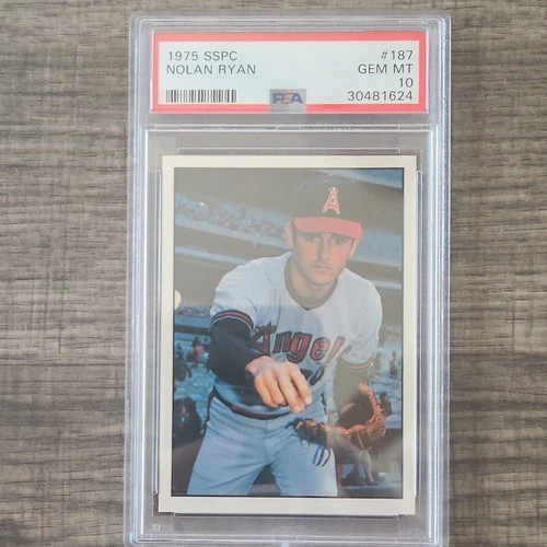 SSPC 1975 Nolan Ryan #187 PSA 10 California Angels Baseball Card