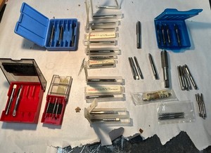 Cleveland Twist Drill/ Helicoil Thread Taps Lot Assortment 