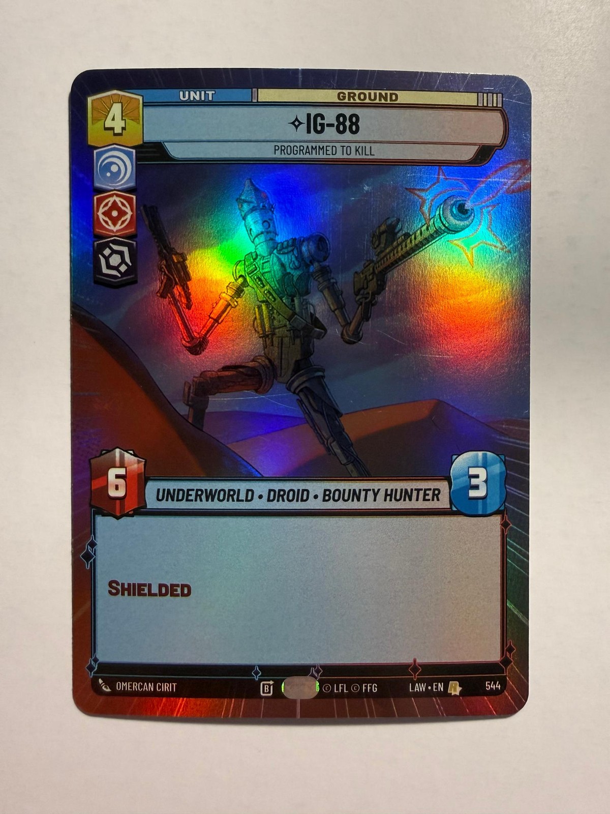 IG-88 - Programmed to Kill (Hyperspace Foil) 544 SWU A Lawless Time