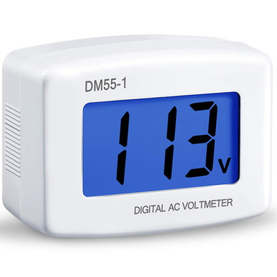 Voltage Test Monitor LCD Digital Voltmeter AC 80-300V Plug Gauge