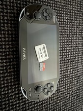 Sony PS Vita Black Console UK + Charger + 128GB SD + adapter for homebrew