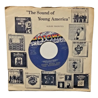 Diana Ross   Reflections / Going Down For The Third Time - Motown - 45 RPM