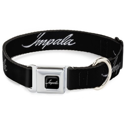 Dog Collar CHBL-IMPALA Script Emblem Black/Silver IMPALA Script Embl (US IMPORT)