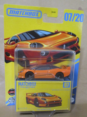 Matchbox Collectors series 1993 Jaguar XJ220S Orange   1/64 scale diecast