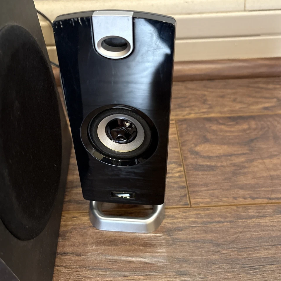 Cyber Acoustic CA-3080 PC Multi-Media 2.1 Sound System x2 Speakers + Subwoofer - Image 4 of 4