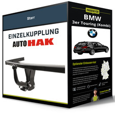 Starre Anh�ngerkupplung f�r BMW 3er Touring (Kombi) 05-12 Typ E91 Auto Hak NEU