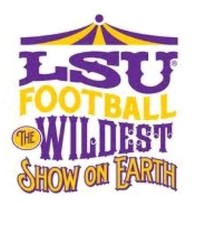 LSU Tigers Sticker NCAA Football Die Cut Laminated