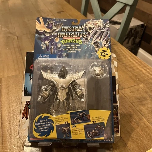 Metal Mutants Shredder Teenage Mutant Ninja Turtles TMNT 1995 Playmates MOSC