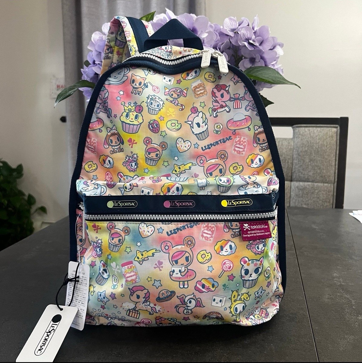 【美品】　tokidoki for LeSpORTSAC リュックサック LeSportsac Tokidoki Donutella Rucksack Backpack Bag NWT Pink