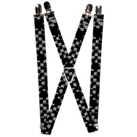`Suspenders - 1.0`` - Scribble Checker Black/White` (Us Import) Acc Neu