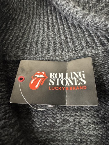 Lucky Brand Rolling Stones Cardigan New With Tags Mens Size Large - Picture 5 of 9