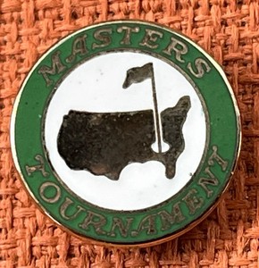 Scarce Vintage AUGUSTA NATIONAL GOLF CLUB Masters LAPEL PIN TIE TAC in BOX