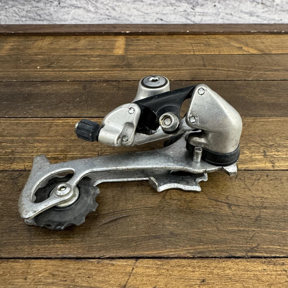 Vintage Shimano Deore LX RD-M550 Rear Derailleur Japan MTB Silver 310g Long Cage - Image 2 of 4