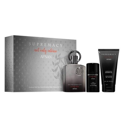 Afnan Supremacy Not Only Intense Eau De Parfum 100ml Spray Badegel 100ml Des