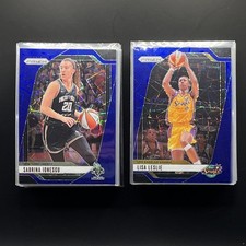 2024 Prizm WNBA Blue Velocity 40 Card Lot - Leslie, Taurasi, Ionescu, Hull