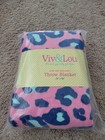 Viv & Lou Throw Pink Leopard Blanket and Beach Towel - Brand New! — photo 3