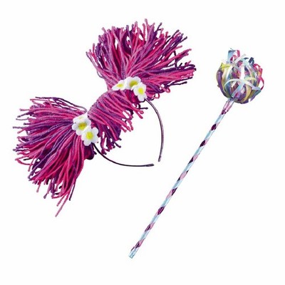Abby Cadabby Wand & Headband Sesame Street Dress Up Halloween Costume Accessory