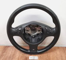 05-06 Oem Bmw E46 330 Zhp M-sport Multifunction Leather Steering Wheel 05-06 Oem Bmw E46 330 Zhp M-sport Multifunction Leather Steering Wheel