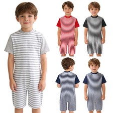 US Unisex Kids Girls Jumpsuit Bodysuit Leotard Romper Sensory Homewear Unitard