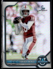 2021-22 Bowman University #60 Tanner Mckee Chrome Refractors Football Card 3502K