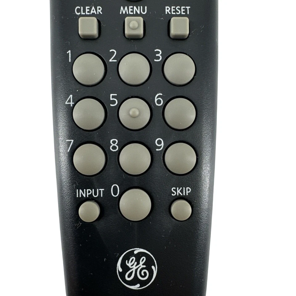 TV Remote Control GE General Electric CRK20A1 Black Grey Tested - Image 3 of 4
