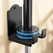 Olympic Barbell Wall Rack Holder - Heavy Duty 66lbs Weight Storage Mount with...