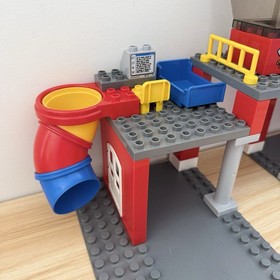 Lego Duplo 5601 Fire Station Fire Engine Helicopter 100% Complete w/ Manual 2008