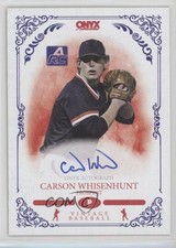 2022 Onyx Vintage Blue Ink Carson Whisenhunt #VACW Auto 01x1