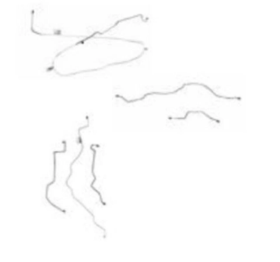 KIT COMPLETO LÍNEA FRENO FORD F-150 90-96 CABINA REGULAR/CAMA LARGA INOXIDABLE - CBK0193SS Foto 2 de 4