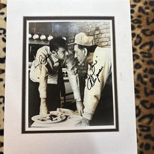 THE ODD COUPLE Signed 8x10 Tony Randall & Jack Klugman COA Matted Framed