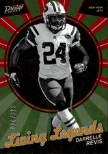 2023 Prestige #LL-12 Darrelle Revis Living Legends Xtra Points Red #/399